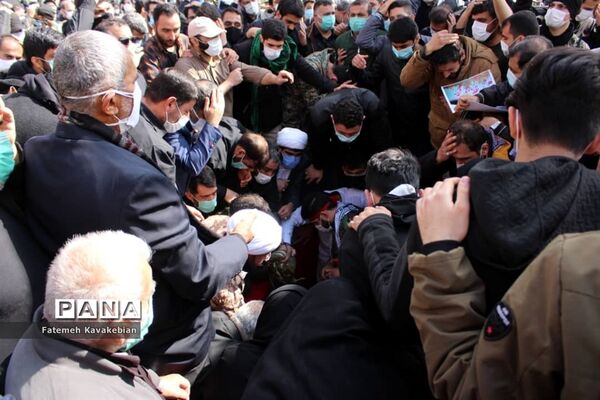 تشییع پیکر شهید مصطفی نوروزی در ساری