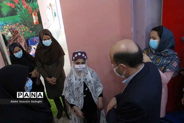 افتتاح کلاس درس تربیت بدنی در سازه مدرسه دبستان دخترانه شهید فولادی 1 بوشهر