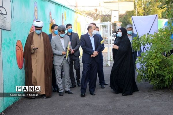 افتتاح کلاس درس تربیت بدنی در سازه مدرسه دبستان دخترانه شهید فولادی 1 بوشهر