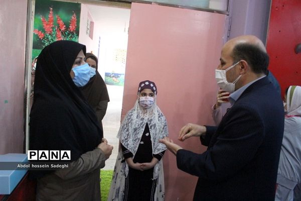 افتتاح کلاس درس تربیت بدنی در سازه مدرسه دبستان دخترانه شهید فولادی 1 بوشهر