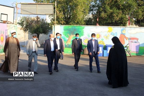 افتتاح کلاس درس تربیت بدنی در سازه مدرسه دبستان دخترانه شهید فولادی 1 بوشهر