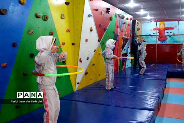 افتتاح کلاس درس تربیت بدنی در سازه مدرسه دبستان دخترانه شهید فولادی 1 بوشهر