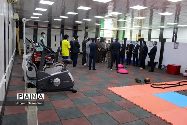 افتتاح سالن‌های بدنسازی، کانون حرکات اصلاحی و تندرستی در مجموعه ورزشی آزادگان  بوشهر