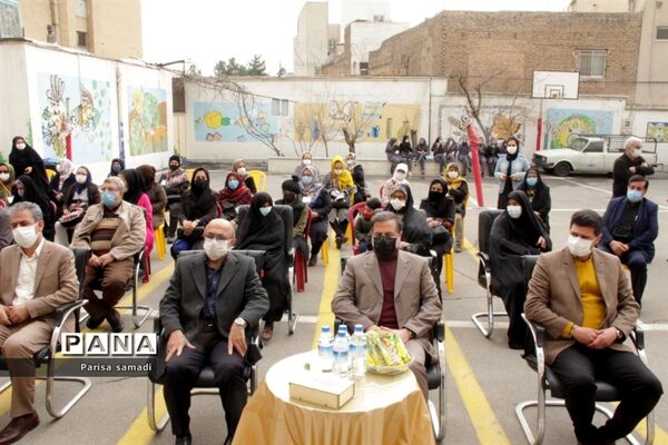 آئین افتتاحیه طرح مدرسه، کانون تربیتی محله در منطقه ۱۳ شهر تهران