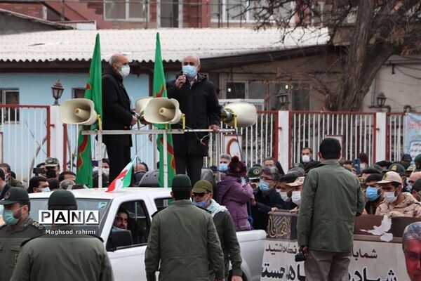 تشییع  پیکر مطهر سردار شهید علیرضا گلمحمدی