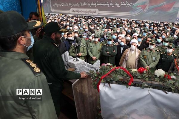 تشییع  پیکر مطهر سردار شهید علیرضا گلمحمدی