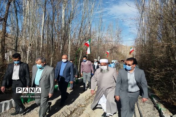 افتتاح استخر اردوگاه پیشتازان انقلاب شهرستان مرزی درمیان با حضور معاون وزیرآموزش و پرورش