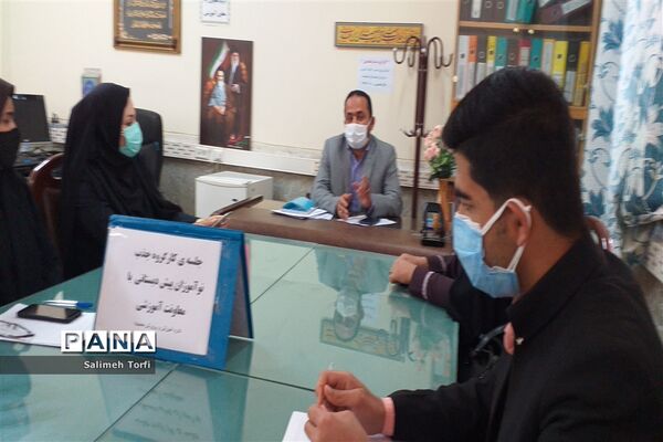 نشست کارگروه جذب نوآموزان پیش دبستانی درشهرستان حمیدیه