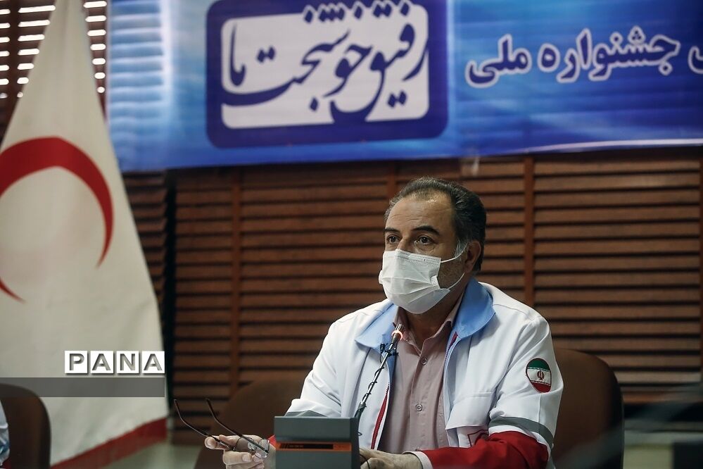 نشست خبری رئیس سازمان جوانان جمعیت هلال احمر