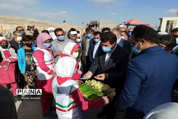 افتتاح آموزشگاه 6 کلاسه روستای طاغان شهرستان مرزی درمیان