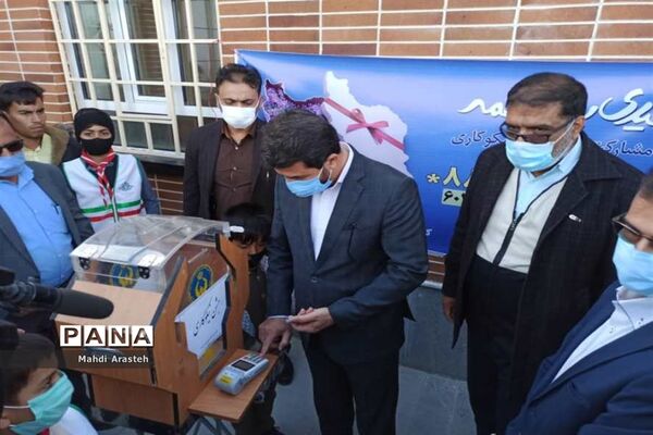 افتتاح آموزشگاه 6 کلاسه روستای طاغان شهرستان مرزی درمیان