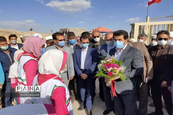 افتتاح آموزشگاه 6 کلاسه روستای طاغان شهرستان مرزی درمیان