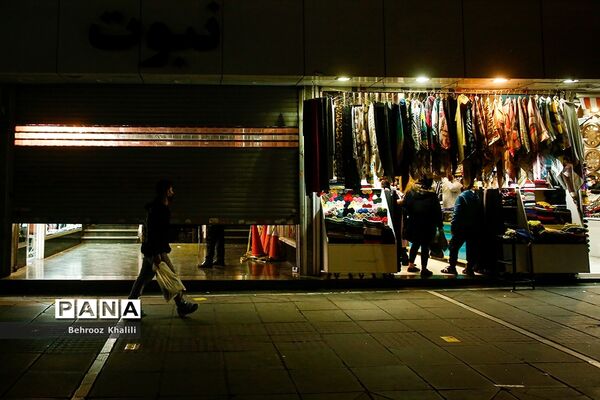 تهران بعد از ساعت 21 در وضعیت زرد کرونایی