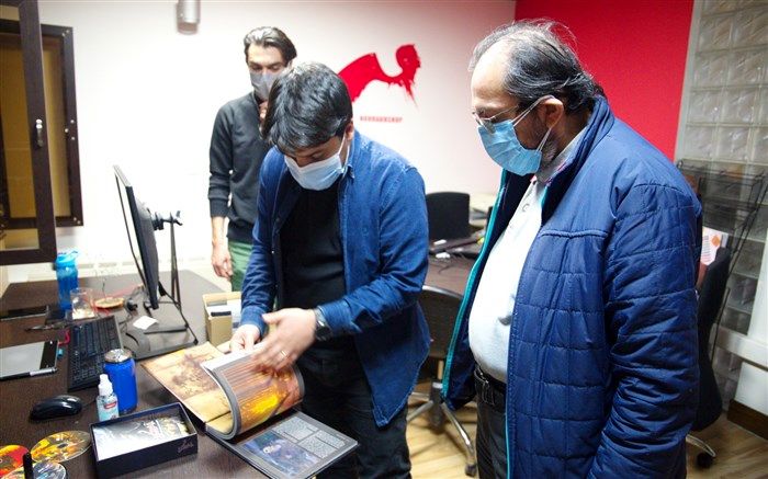 بازدید مشاور ارشد سازمان سینمایی از استودیو هورخش