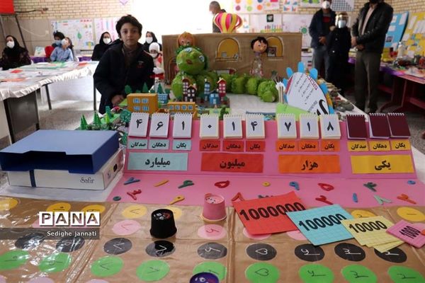 نمایشگاه دستاوردهای تدریس مجازی دانش آموزان در آباده