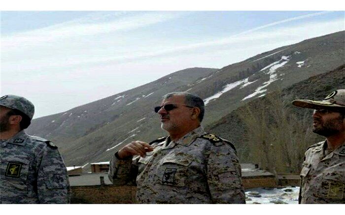 بازدید فرمانده نیروی زمینی سپاه از مرز‌های شمال غرب کشور