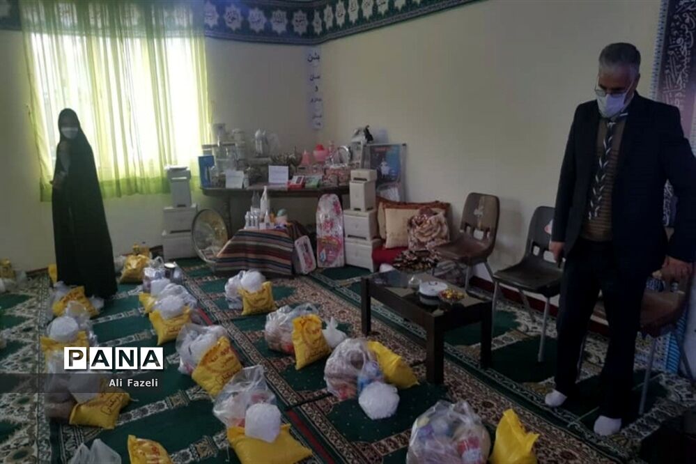 مراسم جشن نیکوکاری در هنرستان پویا ناحیه 7 مشهد
