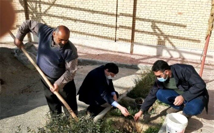 کاشت نهال به مناسبت روز درختکاری در جوادآباد
