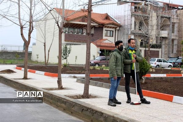 افتتاح پارک محله‌ای «مدافعان سلامت» در ساری