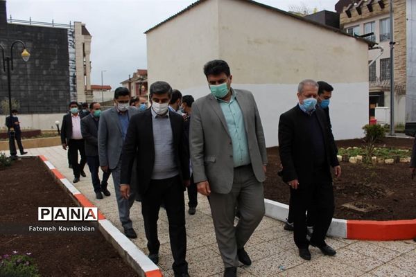 افتتاح پارک محله‌ای «مدافعان سلامت» در ساری