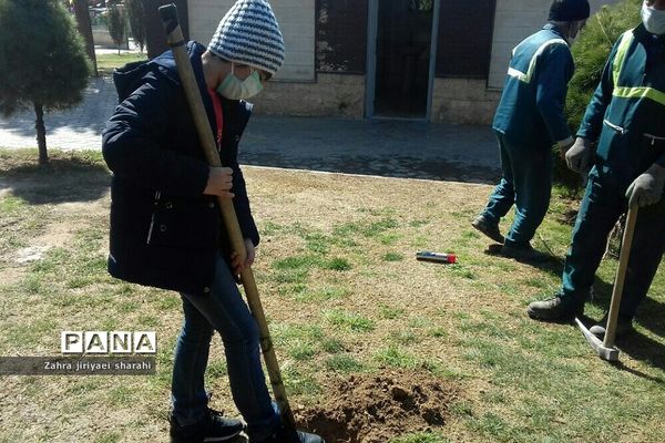 اهدای  رایگان نهال در بوستان‌های خاورشهر به مناسبت جشن تولد زمین