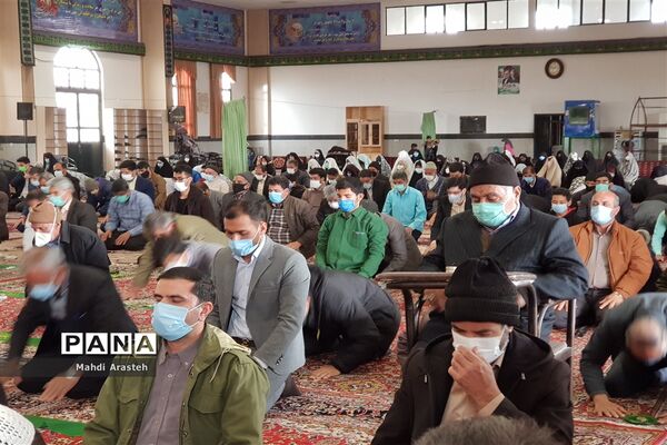 برگزاری سی و ششمین نمازجمعه سال1399درشهرستان خوسف