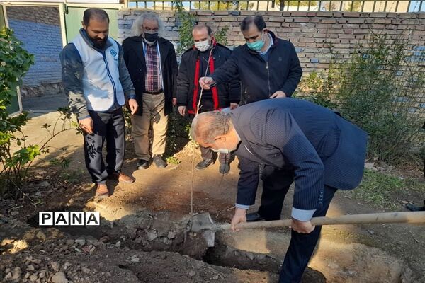 مراسم کاشت 66 درخت به یاد 66 شهید هنرستان ماندگار ایثار شریعتی منطقه 16