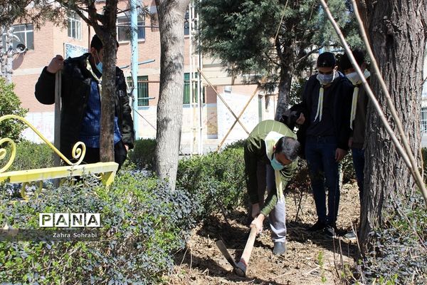 آیین کاشت درخت در آموزش و پرورش اسلامشهر