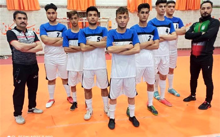فوتسال دانش آموزی کردستان نائب قهرمان ایران شد