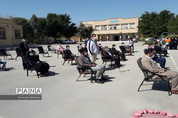 برگزاری مراسم هفته درختکاری درمدارس  شهرستان حمیدیه