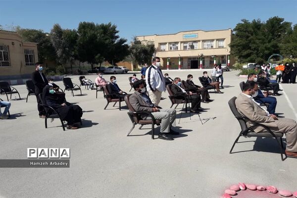 برگزاری مراسم هفته درختکاری درمدارس  شهرستان حمیدیه