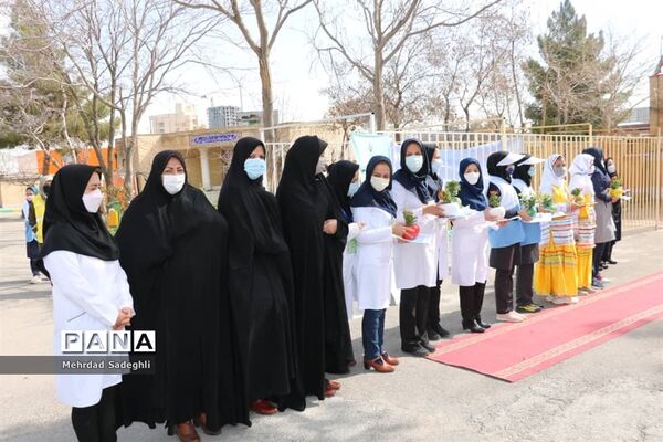 همایش استانی درختکاری توسط دانش آموزان ساعی در طرح ملی کوچ