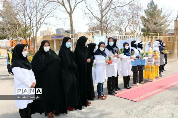 همایش استانی درختکاری توسط دانش آموزان ساعی در طرح ملی کوچ