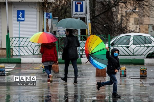 تهران بارانی در آخرین روزهای سال