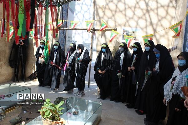 اردوی راهیان نور مجازی در بوستان شهدای گمنام قائمیه اسلامشهر