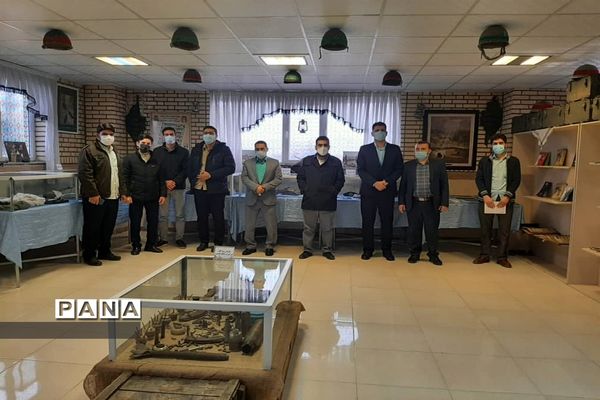 گلباران مزار شهدا و بازدید از موزه دفاع مقدس در ملارد
