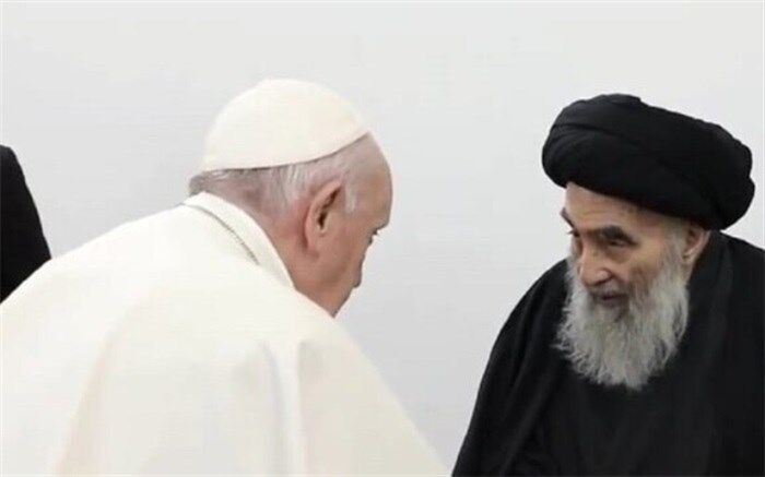 توصیف رهبر کاتولیک های جهان از دیدارش با آیت الله سیستانی