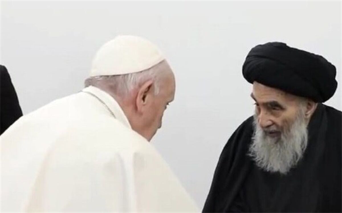توصیف رهبر کاتولیک های جهان از دیدارش با آیت الله سیستانی