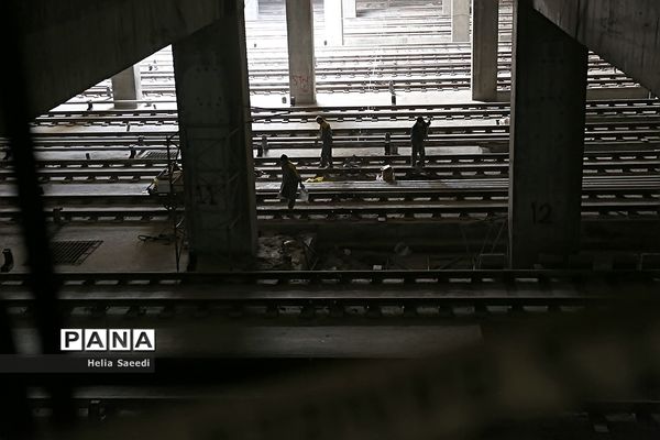 بازدید از نخستین پایانه زیر زمینی مترو