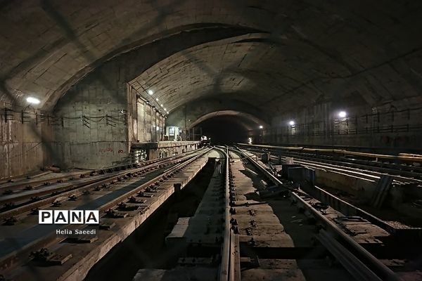 بازدید از نخستین پایانه زیر زمینی مترو