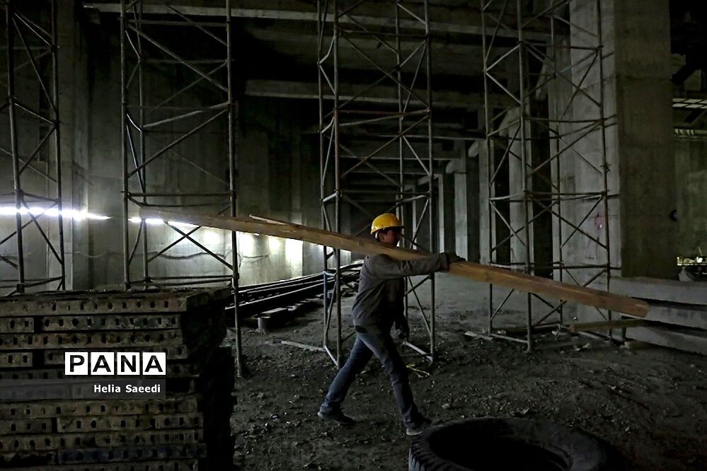 بازدید از نخستین پایانه زیر زمینی مترو