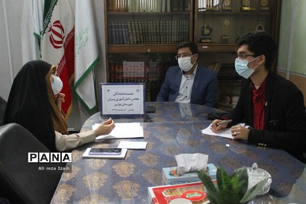 نشست نمایندگان مجلس دانش آموزی پسران شهرستان بوشهر