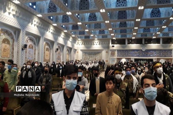 آیین افتتاحیه اردوهای مجازی راهیان نوردانش آموزان خراسان رضوی