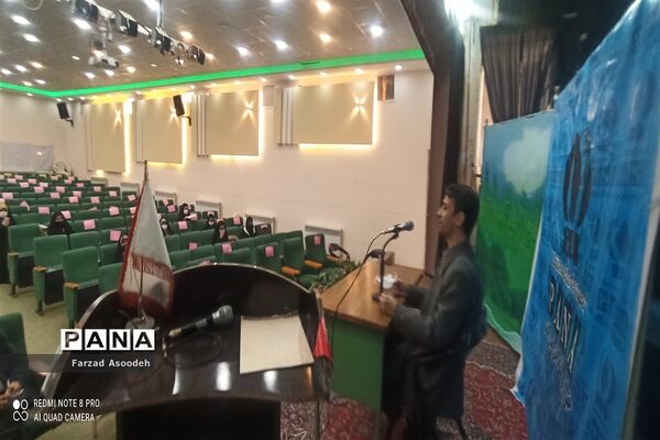نشست خبری معاون پرورشی و تربیت بدنی کاشمر با خبرنگاران پانا