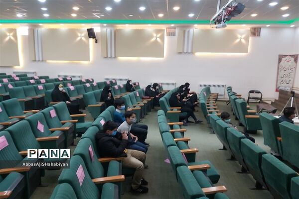 نشست خبری معاون پرورشی و تربیت بدنی کاشمر با خبرنگاران پانا