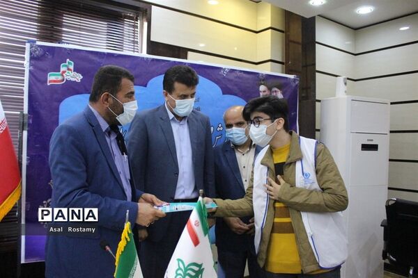 مراسم تجلیل از مدرسان و دانش‌آموزان خبرگزاری پانا استان بوشهر
