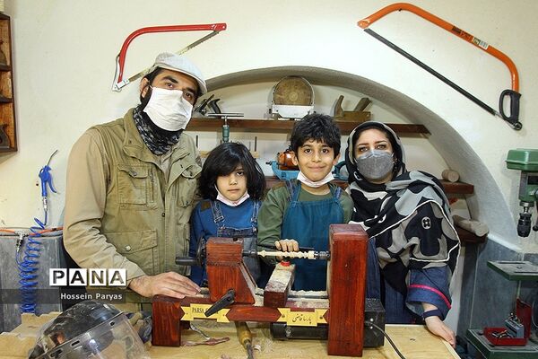 پارسا قاضی؛ کم‌سن‌ترین هنرمند شاخص بین‌المللی در رشته هنرهای سنتی چوبی