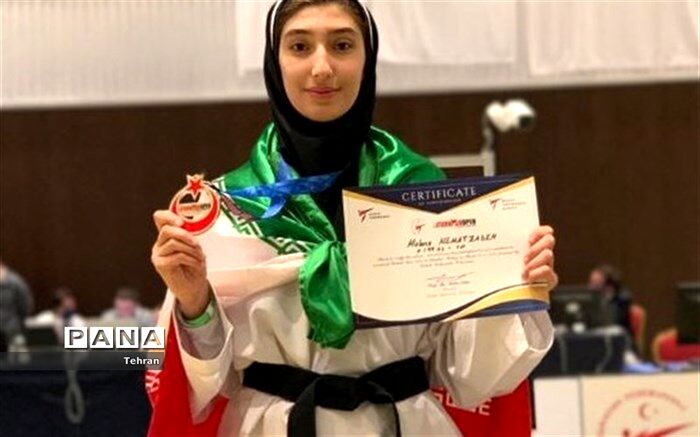 قهرمانی دختر تکواندوکار تهرانی در تورنمنت ترکیه