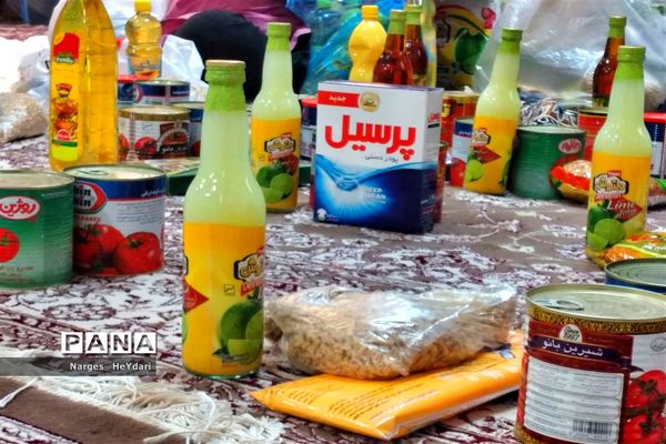 توزیع ۱۲۹ بسته کمک معیشتی به نیازمندان در شهرستان امیدیه