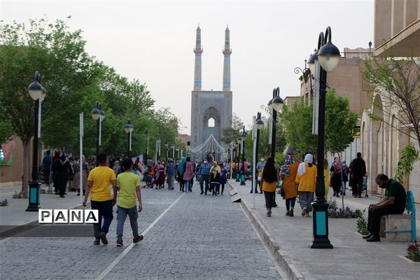 حال و هوای بافت جهانشهر یزد در ایام نوروز